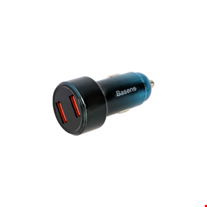  شارژر فندکی فست دو پورت Basens 20W 