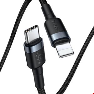  کابل تبدیل USB-C به لایتنینگ باسئوس مدل CATLKLF-G1 Cafule طول 1 متر