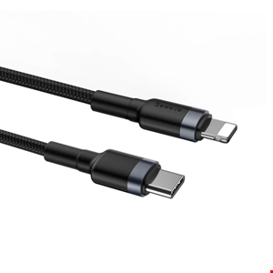  کابل تبدیل USB-C به لایتنینگ باسئوس مدل CATLKLF-G1 Cafule طول 1 متر