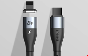  کابل تبدیل USB-C به لایتنینگ بیسوس مدل CATLXC-01 طول 1 متر