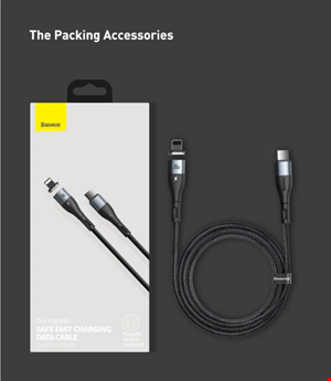  کابل تبدیل USB-C به لایتنینگ بیسوس مدل CATLXC-01 طول 1 متر