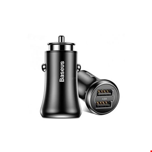  شارژر فندکی 24 وات 2 پورت بیسوس مدل Baseus Gentleman CCALL-GB01