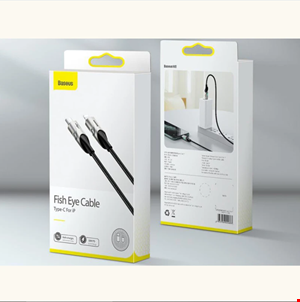  کابل تبدیل USB-C به لایتنینگ باسئوس مدل CATLYY-01 طول 1 متر