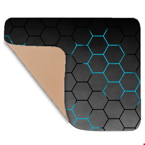 ماوس پد طرح Dark Hexagons مدل Z11