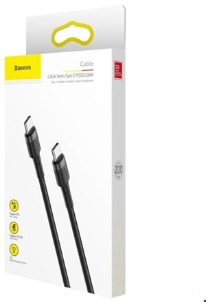  کابل دوسر  USB-C باسئوس مدل CATKLF-HG1 طول 2 متر
