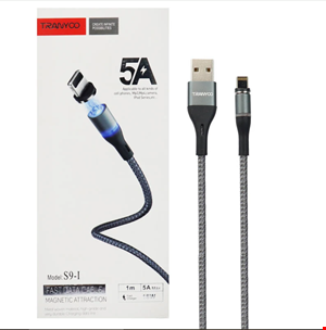  کابل تبدیل USB به لایتنینگ ترانیو مدل S9-I طول ۱ متر
