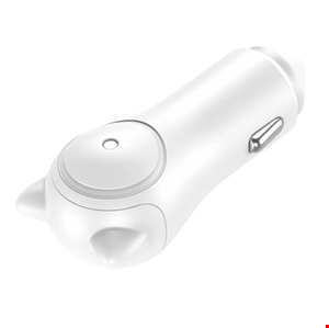  فندکی بیسوس مدل Carregador Veicular Gato Baseus CCALL-DM02 Adorkable 3A Branco