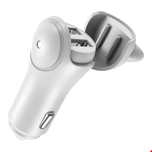  فندکی بیسوس مدل Carregador Veicular Gato Baseus CCALL-DM02 Adorkable 3A Branco