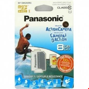  کارت حافظه microSDHC پاناسونیک کلاس 10 استاندارد UHS-I U1 ظرفیت 8 گیگابایت