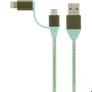  کابل تبدیل USB به microUSB/لایتنینگ تسکو مدل TSCO TCA101 طول 1 متر