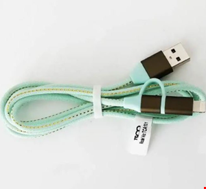  کابل تبدیل USB به microUSB/لایتنینگ تسکو مدل TSCO TCA101 طول 1 متر