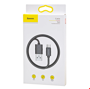  کابل تبدیل USB به microUSB باسئوس مدل CAMUN-01 طول 1 متر