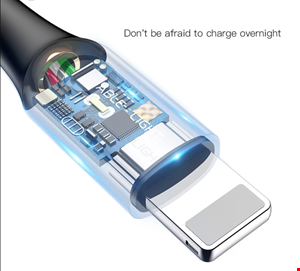  کابل تبدیل USB به لایتنینگ باسئوس مدل CALCD-01 طول 1 متر