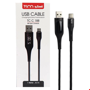  کابل تبدیل USB به USB-C تسکو مدل TC C188 طول 1 متر