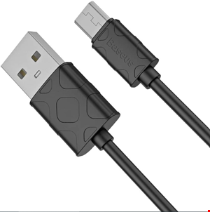  کابل تبدیل USB به microUSB باسئوس مدل CAMUN-01 طول 1 متر