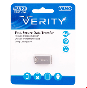  فلش مموری وریتی مدل V 820 ظرفیت 64 گیگابایت