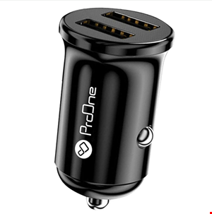  شارژر فندکی پرووان مدل PCG12 به همراه کابل تبدیل microUSB