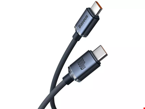  کابل تبدیل Type-C به Type-C باسئوس CAJY000701 100W طول 2 متر