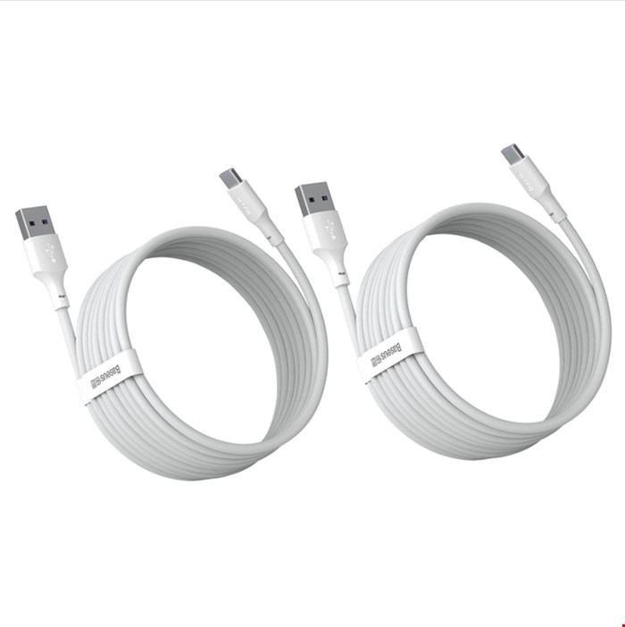 کابل USB به USB-C باسئوس مدل tzcatzj-02 طول 1.5 متر پک 2 عددی