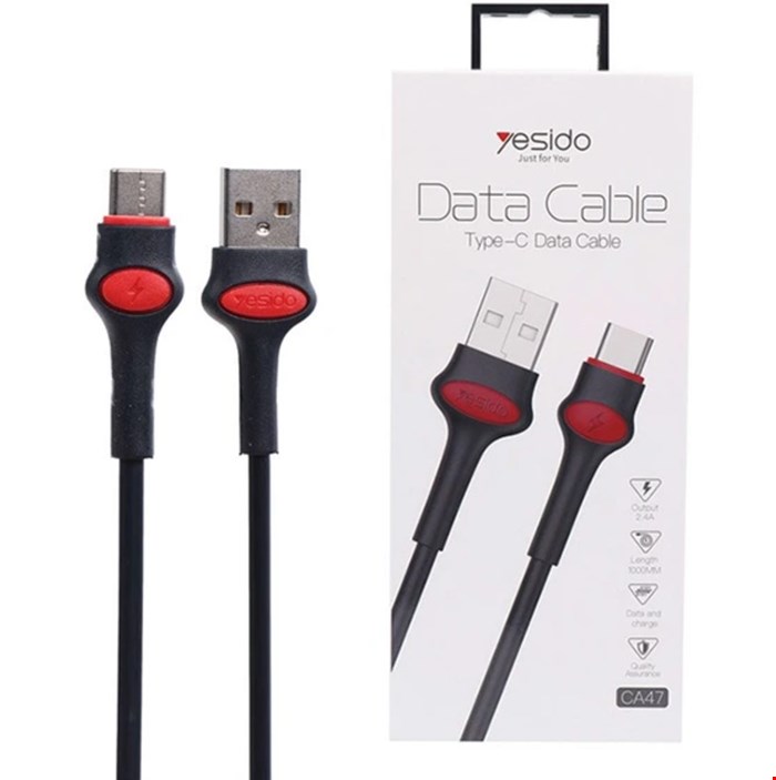 کابل تبدیل USB به USB-C یسیدو مدل CA47 با طول 1 متر