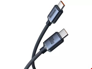 کابل تبدیل Type-C به Type-C باسئوس CAJY000701 100W طول 2 متر