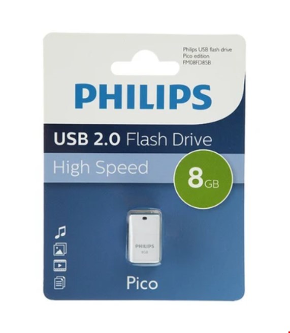 فلش مموری فیلیپس مدل Picco-FM08FD85B ظرفیت 8 گیگابایت